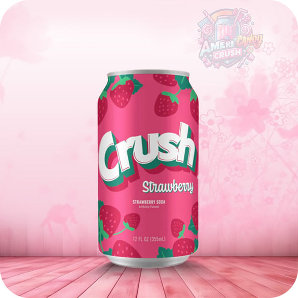 Crush Strawberry Soda 355ml