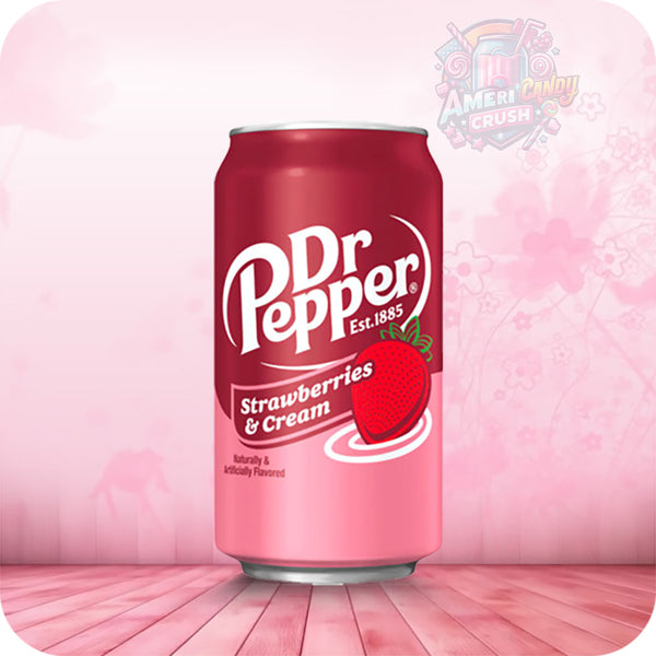 Dr Pepper Strawberries amd Cream Soda USA 355ml