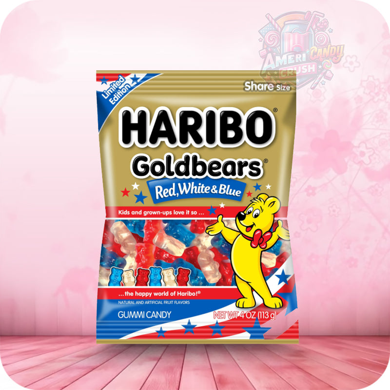 Haribo Gold Bears Red, White & Blue 113g