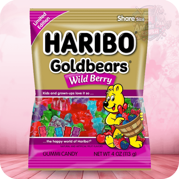 Haribo Gold Bears Wildberry - 4oz (113g)	Sweets & Candy 	x	2.99