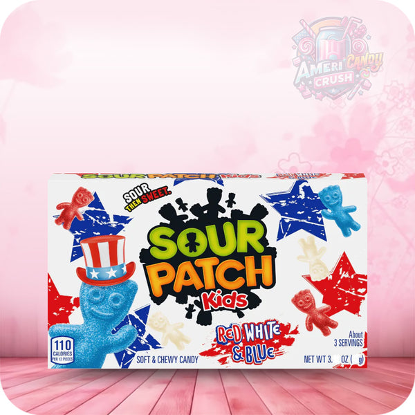 Sour Patch Kids Red White & Blue Theatre Box